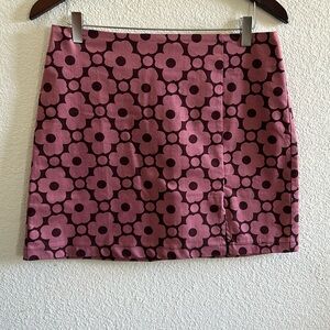 Urban outfitters floral mini skirt